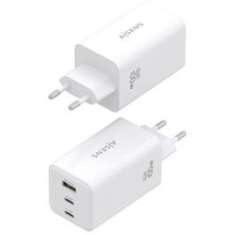 AISENS ASCH-100W3P051-W Cargador GaN 100W USB-C 3 Puertos USB-C/A Carga Rápida Universal PD 3.0 QC 5 Móviles, Portátiles, Tablets Blanco AISENS ASCH-100W3P051-W Cargador GaN 100W USB-C 3 Puertos USB-C/A Carga Rápida Universal PD 3.0 QC 5 Móviles, Portátiles, Tablets Blanco