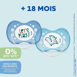 DODIE MAM ES10 - Set de 3 chupetes anatómicos - Para bebés +18 meses DODIE MAM ES10 - Set de 3 chupetes anatómicos - Para bebés +18 meses