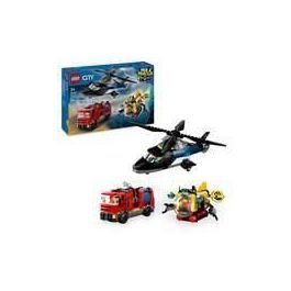 LEGO City 60462 Helicóptero, camión de bomberos y submarino modular - Juguete para niños de 7 años Precio: 70.50000023. SKU: B16A4QDZ8C