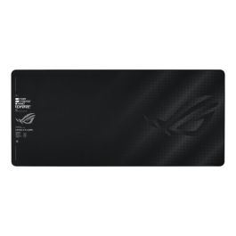 ASUS ROG 90MP04B0-BPUA00 Alfombrilla de ratón para juegos Sheath II XXL Negra, 900x400 mm, Base Antideslizante, Bordes Rematados