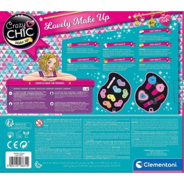Clementoni 18642 Paleta de Maquillaje Sirene Crazy Chic
