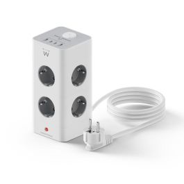Ewent Ew3864 Regleta de Sobremesa 8 Tomas Schuko, 2 USB-A y 2 USB-C PD 20W, con Interruptor y Protección Sobrecarga. Diseño Torre Precio: 29.88999959. SKU: B1B7HAK6QJ