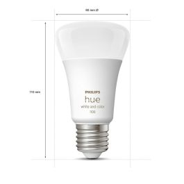 PHILIPS Hue White & Color Ambiance - E27 x3 Kit básico y control remoto Hue