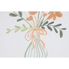 DKD Home Decor Cuadro Moderno Florero Azul Amarillo Cristal Ps 42.5 x 2.5 x 52.5 cm (4 Unidades)