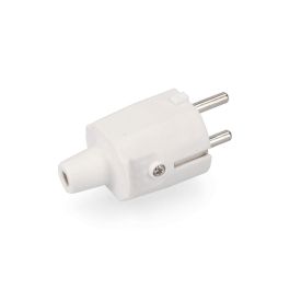 Edm Clavija de goma 10/16A 250V T/TL IP44 4,8mm blanca retráctil Precio: 1.5900005. SKU: S7900022