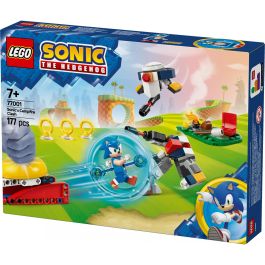 LEGO 77001 Set de Construcción Batalla de Sonic en la Hoguera con Minifigura Sonic, Esfera de Velocidad y Figuras para +7 años