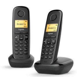 Gigaset A270 Duo Black sin contestador Teléfono Inalámbrico DECT Precio: 65.49999951. SKU: B15SNVGYK3