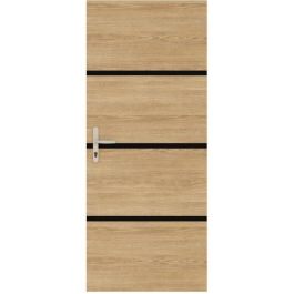 Kit Renovación de Puertas - NORDLINGER PRO - 4 Hojas 85 x 50 cm y 3 Perfiles Negros 85 x 2 cm - Roble Natural Precio: 104.79000026. SKU: B1ADD8XQ8W