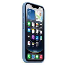 Apple MD3Q4ZMA Funda de silicona para iPhone 16E Azul invierno