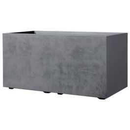 Deroma 9H91ZSZ217 Jardinera Muret Millennium R con Reserva de Agua, Gris Ceniza, 79 cm