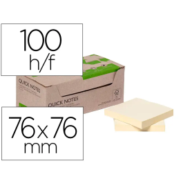 Q-connect Bloc de Notas Adhesivas 76x76 mm Amarillo 100% Papel Reciclado Precio: 7.49999987. SKU: B1CFPAB94G