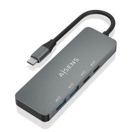AISENS - HUB USB 3.2 GEN2 10G USB-C, USB-C/M-2xUSB-C/H-2xUSB-A/H, GRIS, 15CM Precio: 16.78999993. SKU: B1G7KCCZ7Z