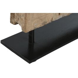 DKD Home Decor Item Home Escultura Piedra Natural Negro 12.5 x 49 x 43 cm