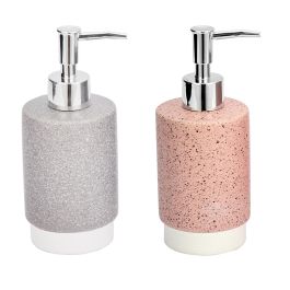 DKD Home Decor Dosificador Urban de Dolomita, Colores Gris, Rosa Palo y Plateado Surtidos Aleatoriamente, 17.6 cm Alto, Pack de 4 Unidades Precio: 10.93356. SKU: B1J44T9PNY