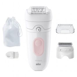 Braun Silk-epil 5 Depiladora Eléctrica con 3 Cabezales para Mujer - Sistema de Depilación por Torsión 5 en 1, Tecnología SensoSmart, IPL, Pantalla LED, Resistente al Agua Precio: 62.50000053. SKU: B1G7F4RLND