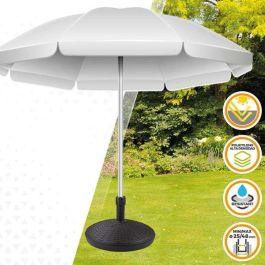 Soporte parasol poliresina antracita 30 kgs tubo 4,8 cm d58x35 cm