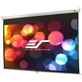 Elite Screens Pantalla de Proyección Manual Enrollable 16:9, 221x124cm, Blanca