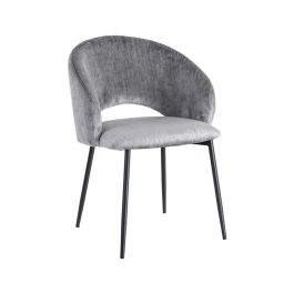 Silla Gris Tejido-Metal Contract 58 X 60 X 80,50 cm