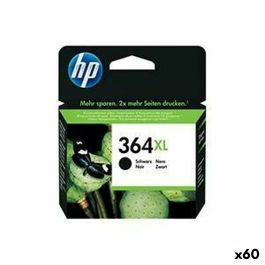Cartucho de Tinta Original HP Nº 364XL Negro (60 unidades)