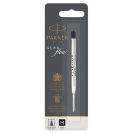 Parker Bolígrafo Recambio Quink Flow Punta Media Negro Blister Unitario