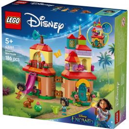LEGO 43261 Mini Casa de Encanto Disney Madrigal Micromundo Construible con 3 Personajes, Tobogán y Cierre Portátil para Niños +5 años