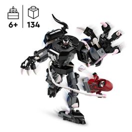 LEGO 76276 Marvel Armadura robótica de Venom contra Miles Morales, juguete de construcción con minifiguras