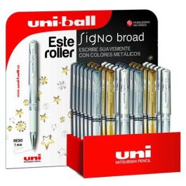 Uni-Ball Roller Signo UM-153 1.0 mm - Surtido Oro, Plata, Blanco - Expositor 36 Ud - Tinta Gel, Punta Acero Inoxidable Precio: 53.49999996. SKU: B18A6GQYZV