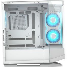COUGAR FV270 ARGB Midi Tower Gaming PC Blanco con Panel Vidrio Templado e Iluminación RGB - Soporte ATX/EATX