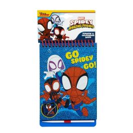 Cerdá Set de Papelería Scratch Book Spidey Azul, para niños +3 años, 14.0 x 20.5 x 1.0 cm