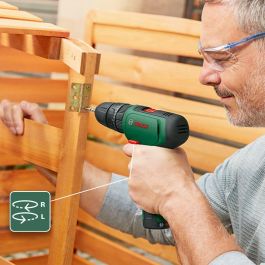 Bosch EasyImpact 1200 Taladro Percutor a Batería, Compacto, con 1 Batería 1.5 Ah y 20 Posiciones de Par