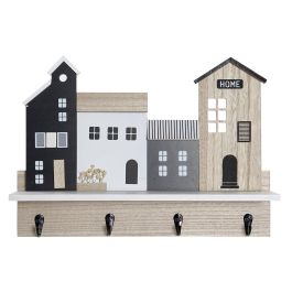 DKD Home Decor Estanteria Pared Sasoon Scandi Marron Blanco 9 x 27 x 39 cm Precio: 12.50000059. SKU: S3015212