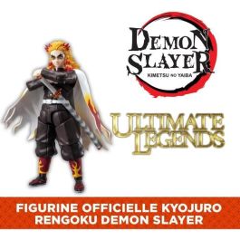 Bandai BAN1736489429386 Figura articulada Ultimate Legends HD Demon Slayer Kyojuro Rengoku 12 cm