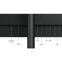 Lenovo Monitor de 23.8 Pulgadas Full HD (1920x1080) IPS W-LED para PC con Entradas HDMI, DisplayPort, VGA y USB