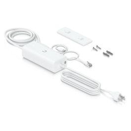 Ubiquiti Adaptador AC con PoE Integrado, 10 GbE, Tipo-C 5V 5A, PoE+ 48V 0.65A, para UniFi Cloud Gateway