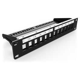 Digitus Patchpanel 1HE 12-Port Modular, 12 Puertos, Montaje en Bastidor, 1U, Negro Precio: 33.4999995. SKU: B1GJHDWWPZ