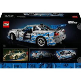 LEGO 42210 Nissan Skyline GT-R (R34) 2 Fast 2 Furious Car Set para Adultos