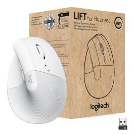 Logitech Ratón Vertical Lift Ergonómico Inalámbrico Bluetooth 2.4GHz USB Logi Bolt 4000 PPP 6 Botones para Windows Mac Android Blanco Hueso Logitech Ratón Vertical Lift Ergonómico Inalámbrico Bluetooth 2.4GHz USB Logi Bolt 4000 PPP 6 Botones para Windows Mac Android Blanco Hueso