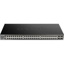 D-Link DGS-1250-52X Switch Gestionado 52 Puertos (48x Gigabit RJ-45, 4x 10G SFP+) L2/L3 Lite para PYMES