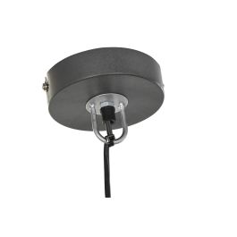 DKD Home Decor Lámpara Techo Metal Gris Negro 24 x 24 x 115 cm