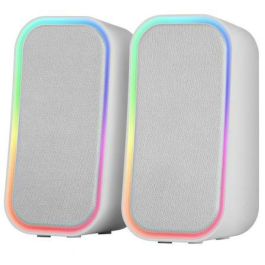 Altavoces con Bluetooth Mars Gaming MS-OM/ 20W/ 2.0/ Blanco Altavoces con Bluetooth Mars Gaming MS-OM/ 20W/ 2.0/ Blanco
