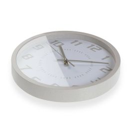 Reloj de Pared Versa Beige Madera 4,2 x 30 x 30 cm