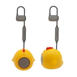 Muvit Altavoz Bluetooth Life Aniball, Diseño Gallina Amarilla, Portátil, 3W, 3h Autonomía, Micrófono Integrado