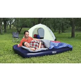 Bestway 67225 Colchón Inflable para Acampar 2 Plazas - 1,91m x 1,37m x 22cm con Bomba de Pie