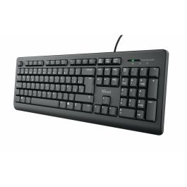 Teclado Trust Taro Negro Qwerty Español Precio: 23.50000048. SKU: S7805401