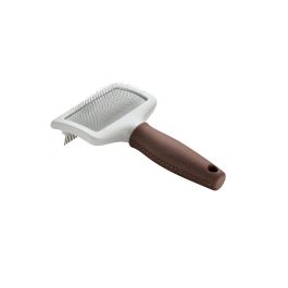 Hunter Cepillo Combinado Cardar y Peinar Perros y Gatos Talla M, Dientes Giratorios, Púas Acero Inoxidable, Elimina Enredos y Pelo Muerto