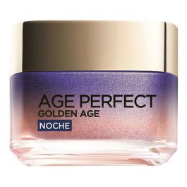 L'Oréal Paris AGE PERFECT GOLDEN AGE Crema Noche Antiedad Antiarrugas Pieles Maduras, Fortificante, Anti-flacidez, Redensificante con Neo-calcio 50 ml Precio: 12.50000059. SKU: S0571657