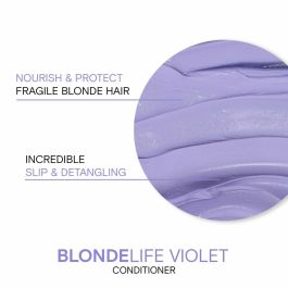 Joico Acondicionador Matizador Violeta Blonde Life para Cabello Rubio, Anticobrizo y Nutritivo 1000ml