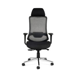Rocada Silla de Dirección Premium 24 Horas Respaldo Malla Asiento Tela Negro Brazos 4D Ajustables Reposacabezas Sincro Rocada Silla de Dirección Premium 24 Horas Respaldo Malla Asiento Tela Negro Brazos 4D Ajustables Reposacabezas Sincro