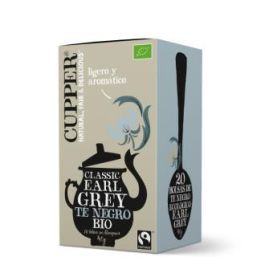 CUPPER Té Negro Earl Grey Ecológico con Bergamota, Infusión en Bolsitas, 20 Unidades, Fairtrade Bio Precio: 3.8900004. SKU: B1GA8Q9RAY
