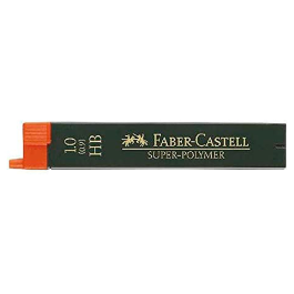 Faber castell Minas Grafito 9069 0,9 mm HB Estuche de 12 Minas